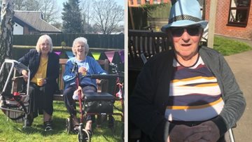 Spring time fun at Northwich care home
